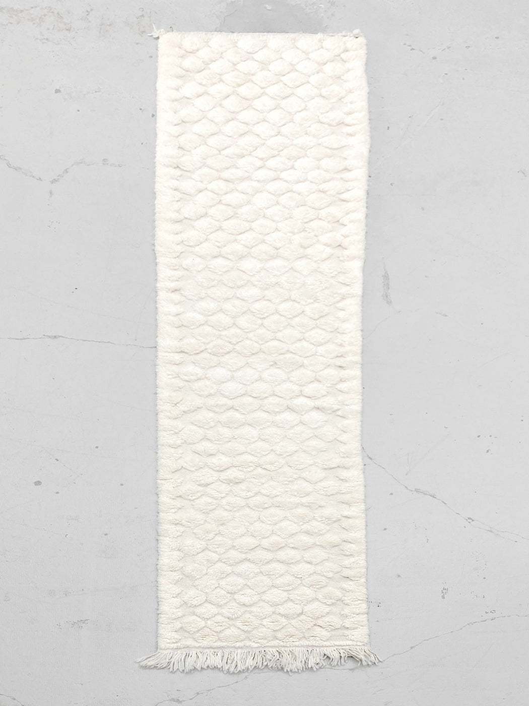 Tappeto berbero marocchino Beni Ouarain 3 × 0,66 m
