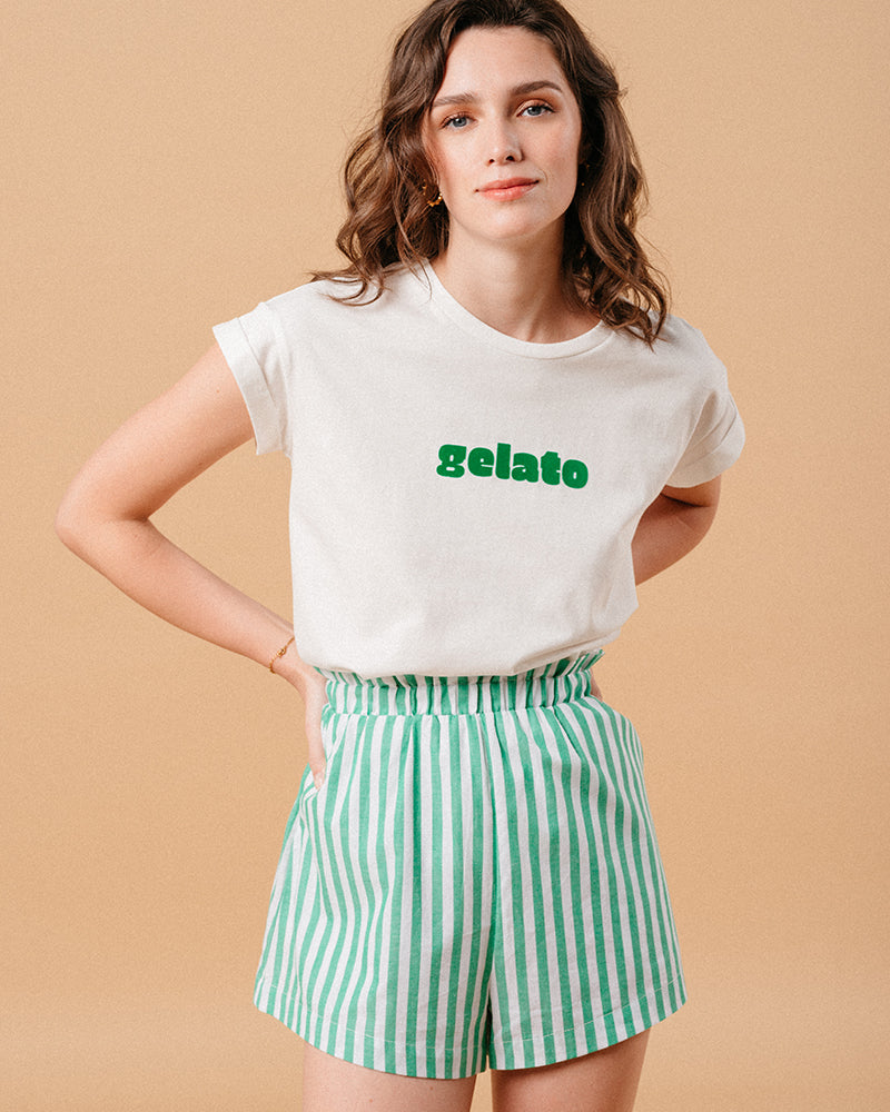 TEESHIRT VERT MURE VERT