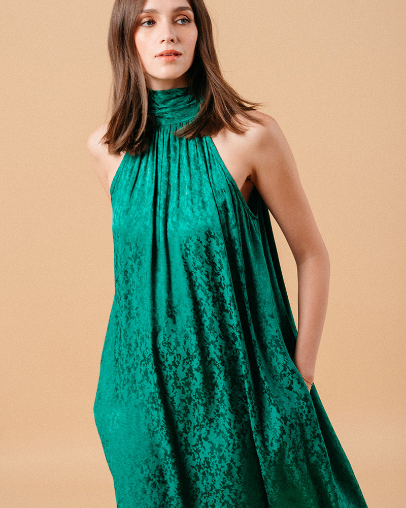 ROBE VERT MURIEL VERT