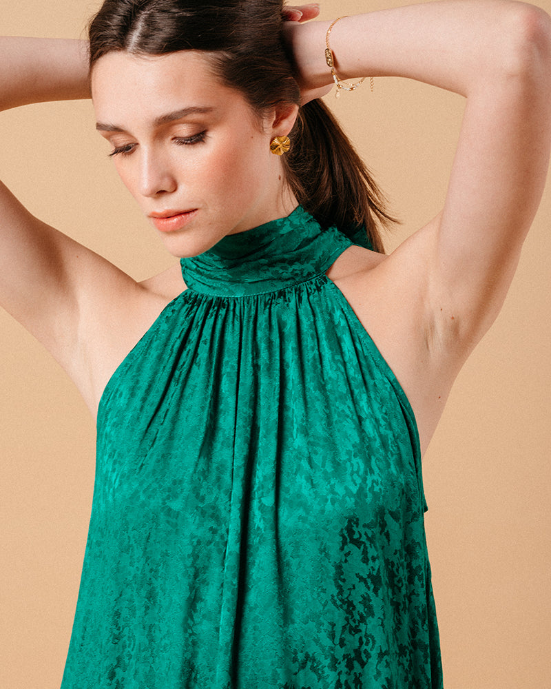 ROBE VERT MURIEL VERT