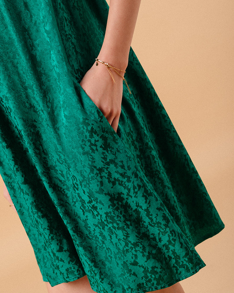 ROBE VERT MURIEL VERT