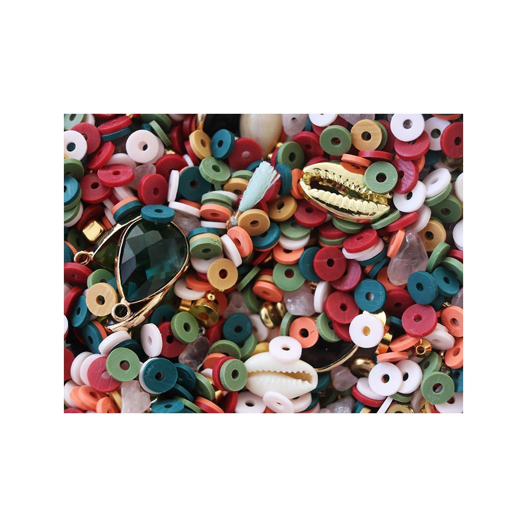 Mix of Heishi Beads and Charms - Dakar