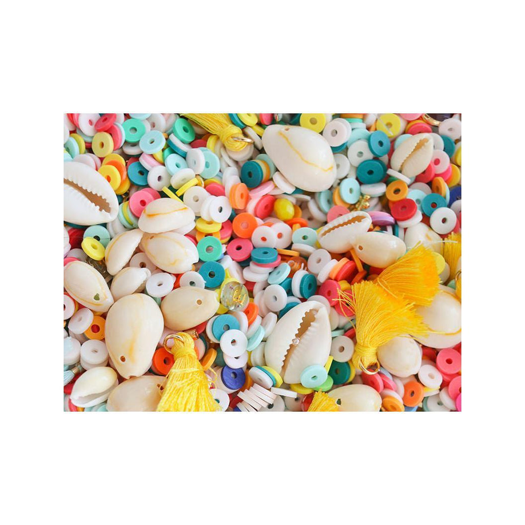 Mix of Heishi Beads and Charms - Miami