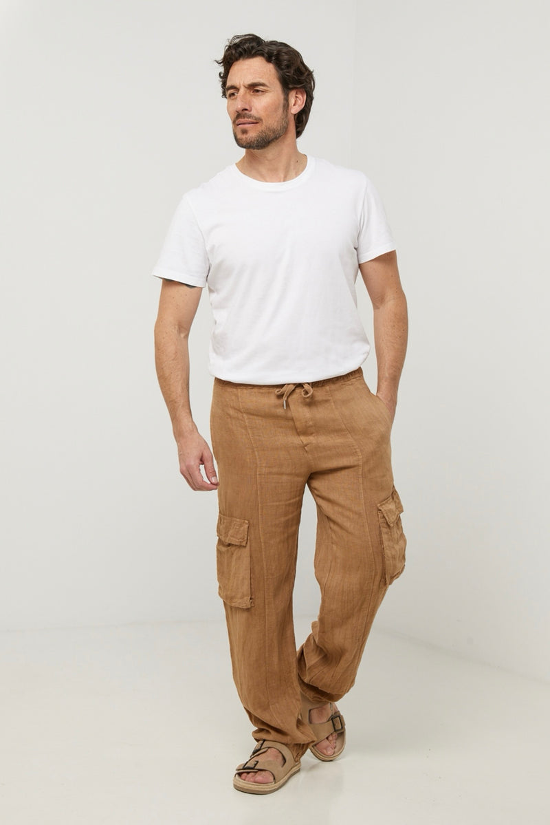 Pantalon - Camel - Homme