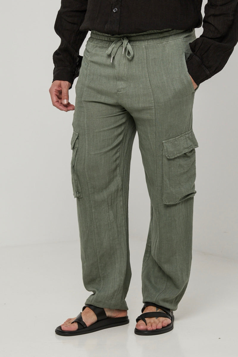 Pantalon - Kaki - Homme