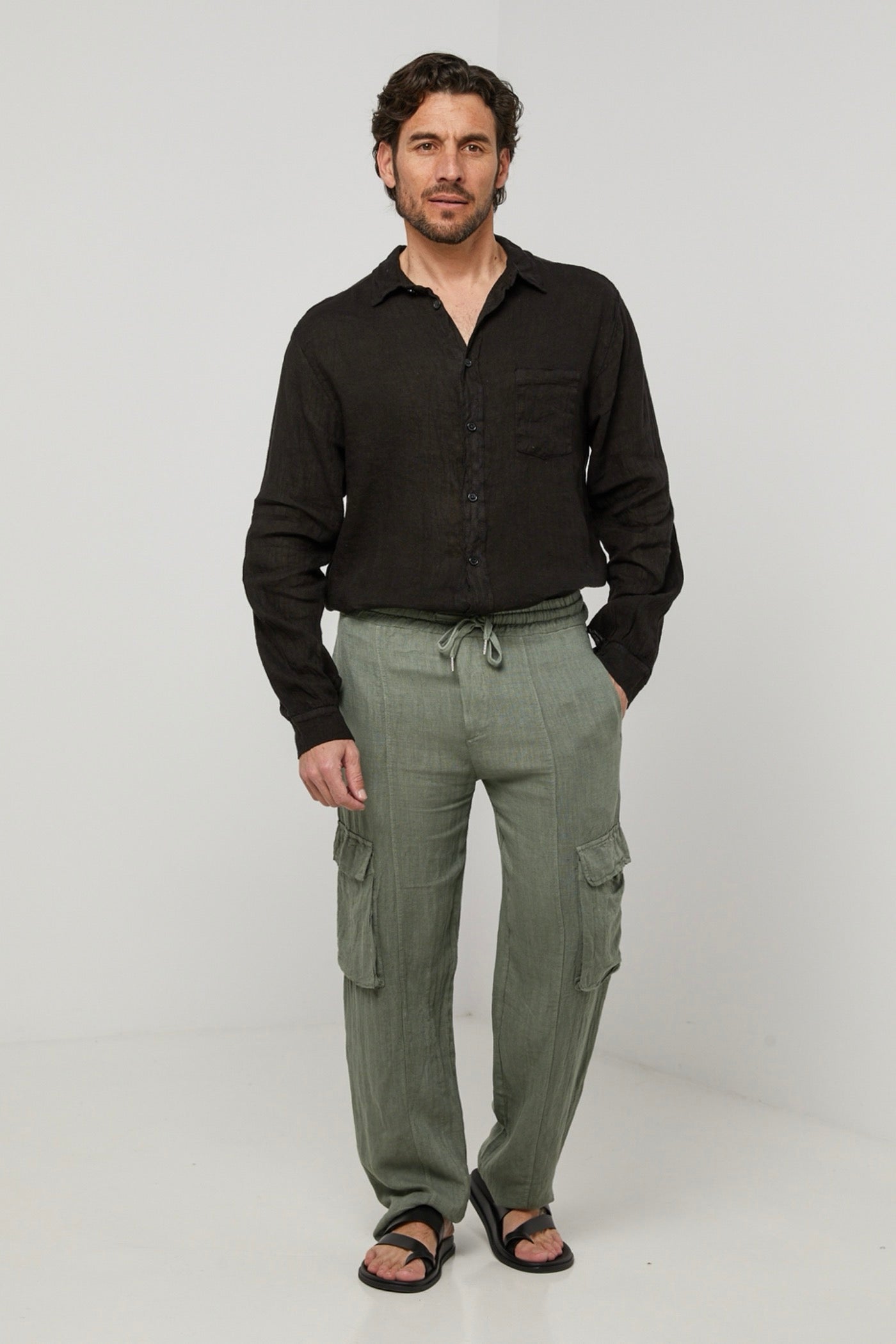 Trousers - Khaki - Men
