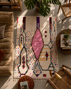 Alfombra bereber marroquí Azilal 2,39 × 1,40 m