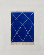 Alfombra bereber marroquí Beni Ouarain 1,45 × 1,04 m