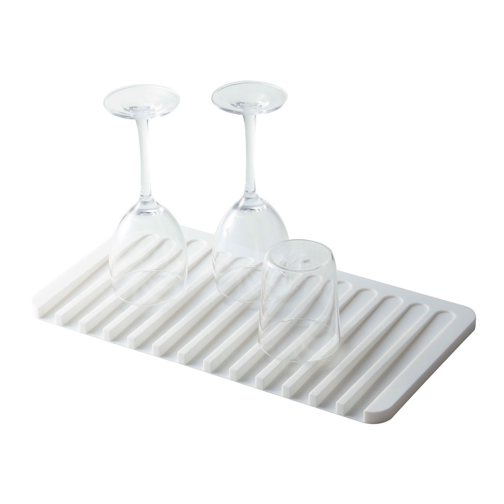 Bandeja escurridora de silicona - Blanco