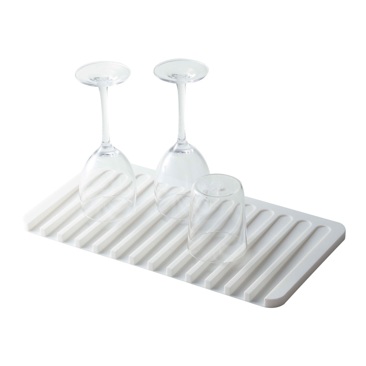 Bandeja escurridora de silicona - Blanco