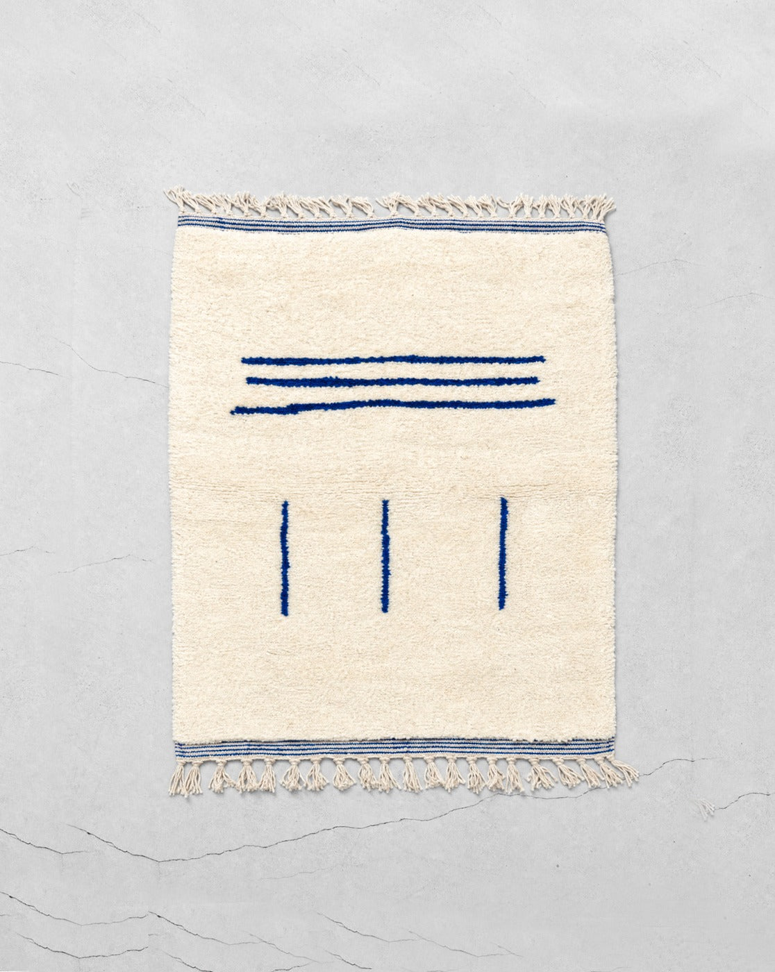 Alfombra bereber marroquí Beni Ouarain 1,49 × 1,03 m