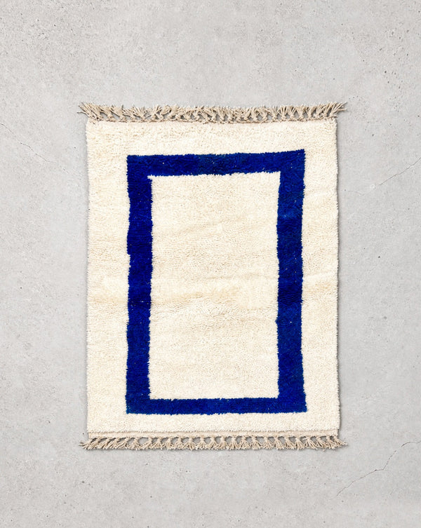 Tapis Berbère Marocain Beni Ouarain 1,56X1M