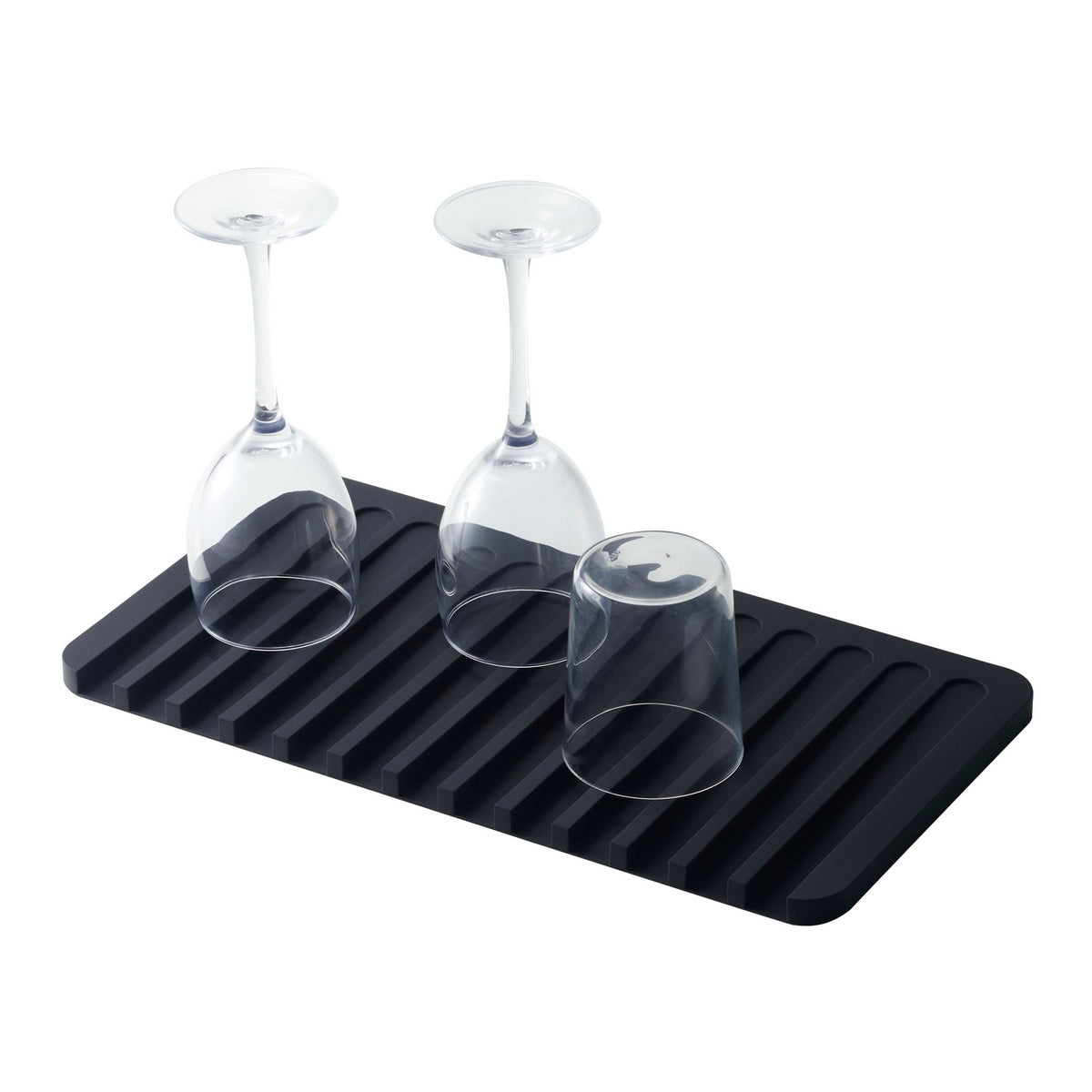 Vassoio Scolapiatti In Silicone - Nero