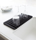 Plateau Égouttoir En Silicone - Noir