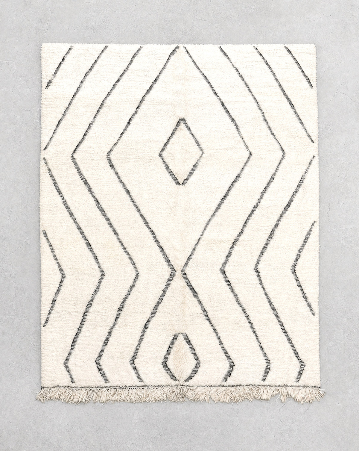 Alfombra bereber Beni Ouarain 2,96 × 2,15 m