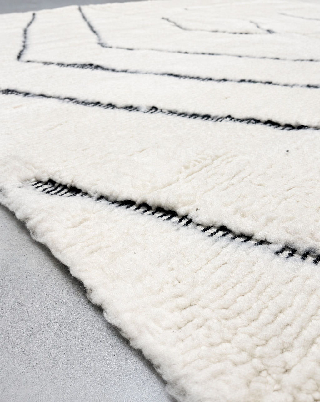 Alfombra bereber Beni Ouarain 2,96 × 2,15 m