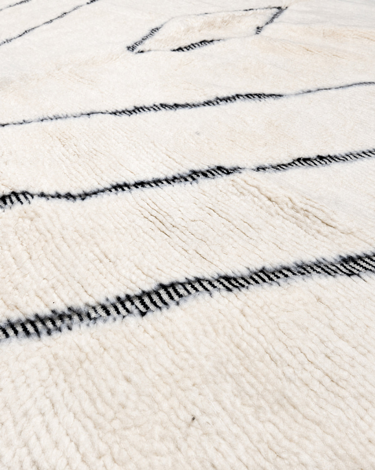 Alfombra bereber Beni Ouarain 2,96 × 2,15 m