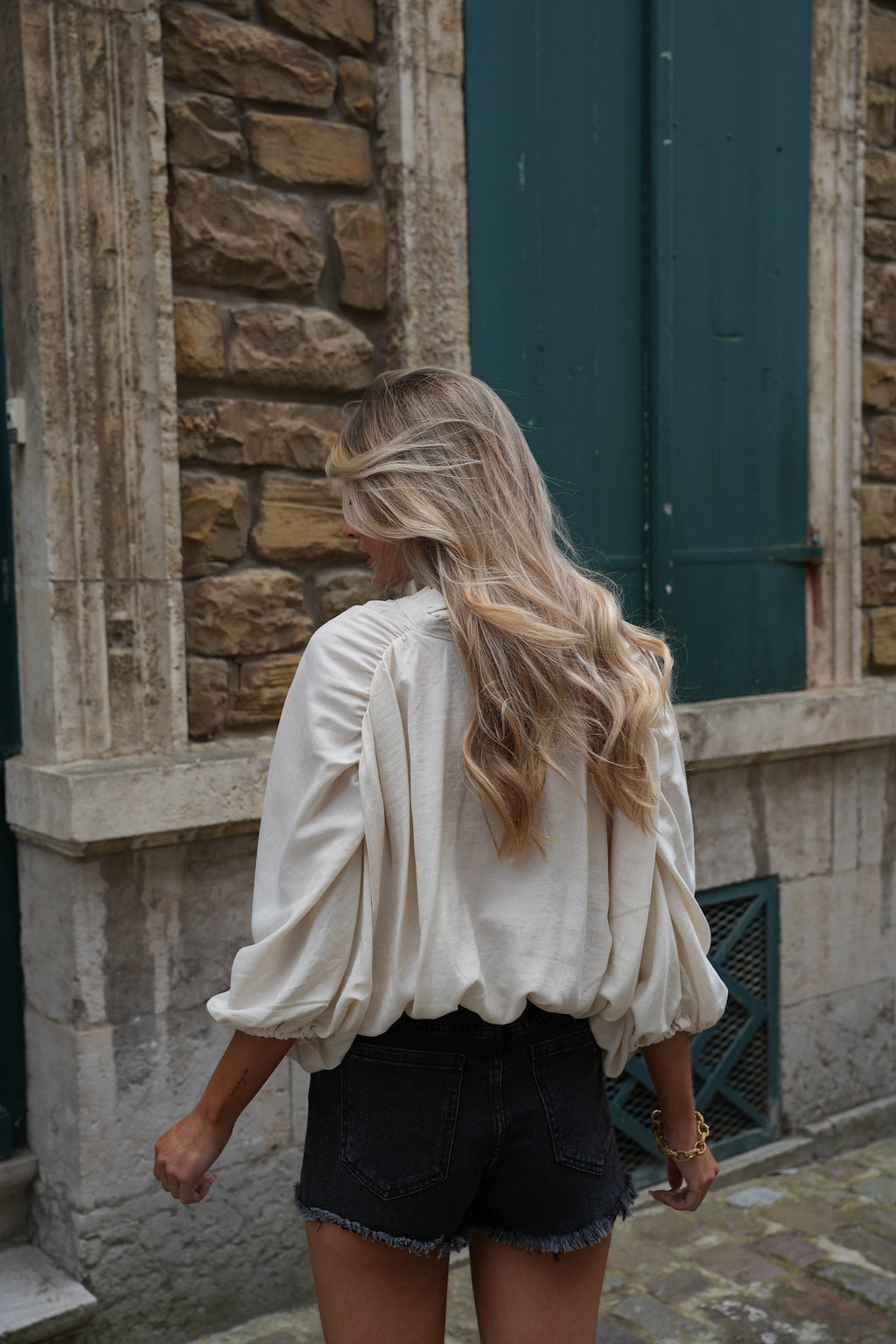 Blouse Courte Ugo - Beige