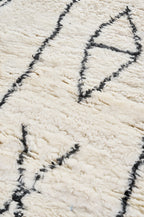 Alfombra bereber Beni Ouarain 3,20 × 2,03 m