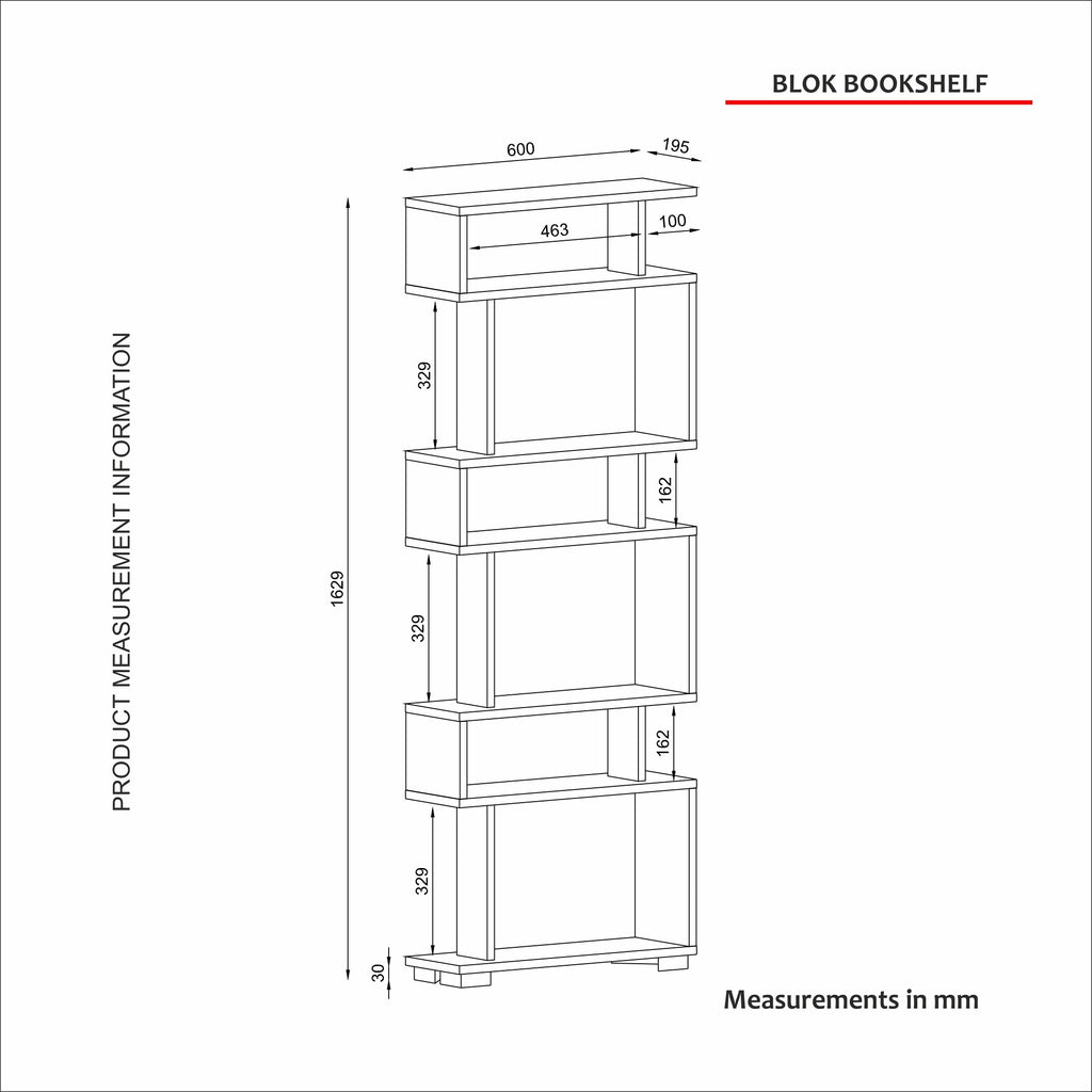 Bibliothèques Blok - Blanc