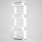 Bibliothèques Blok - Blanc / Noyer