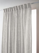 Rideau Galon Fronceur - Double Gaze De Coton Unie - Gaïa - Nuage