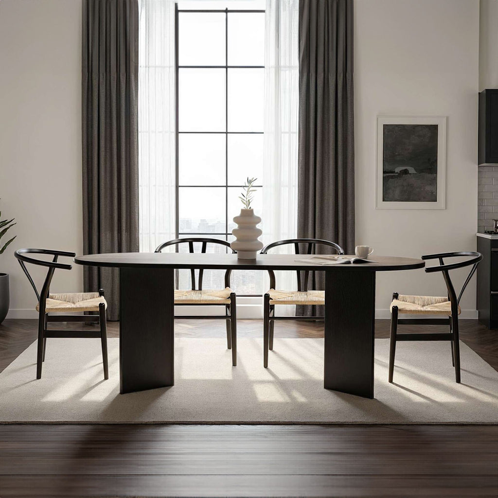 Sabella - Mesa de comedor - Madera negra