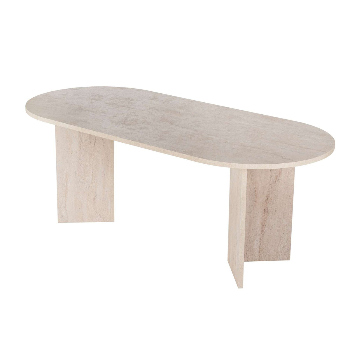 Sabella - Table à Manger - Travertine