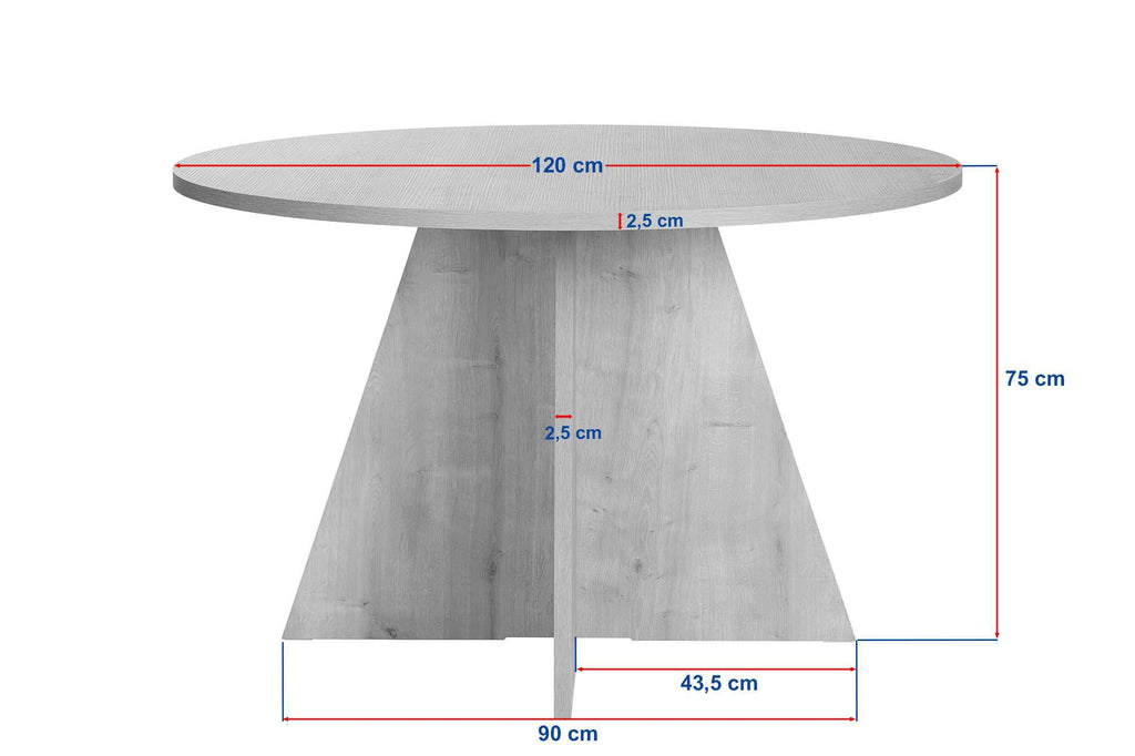 Virella - Dining Table - Black Wood
