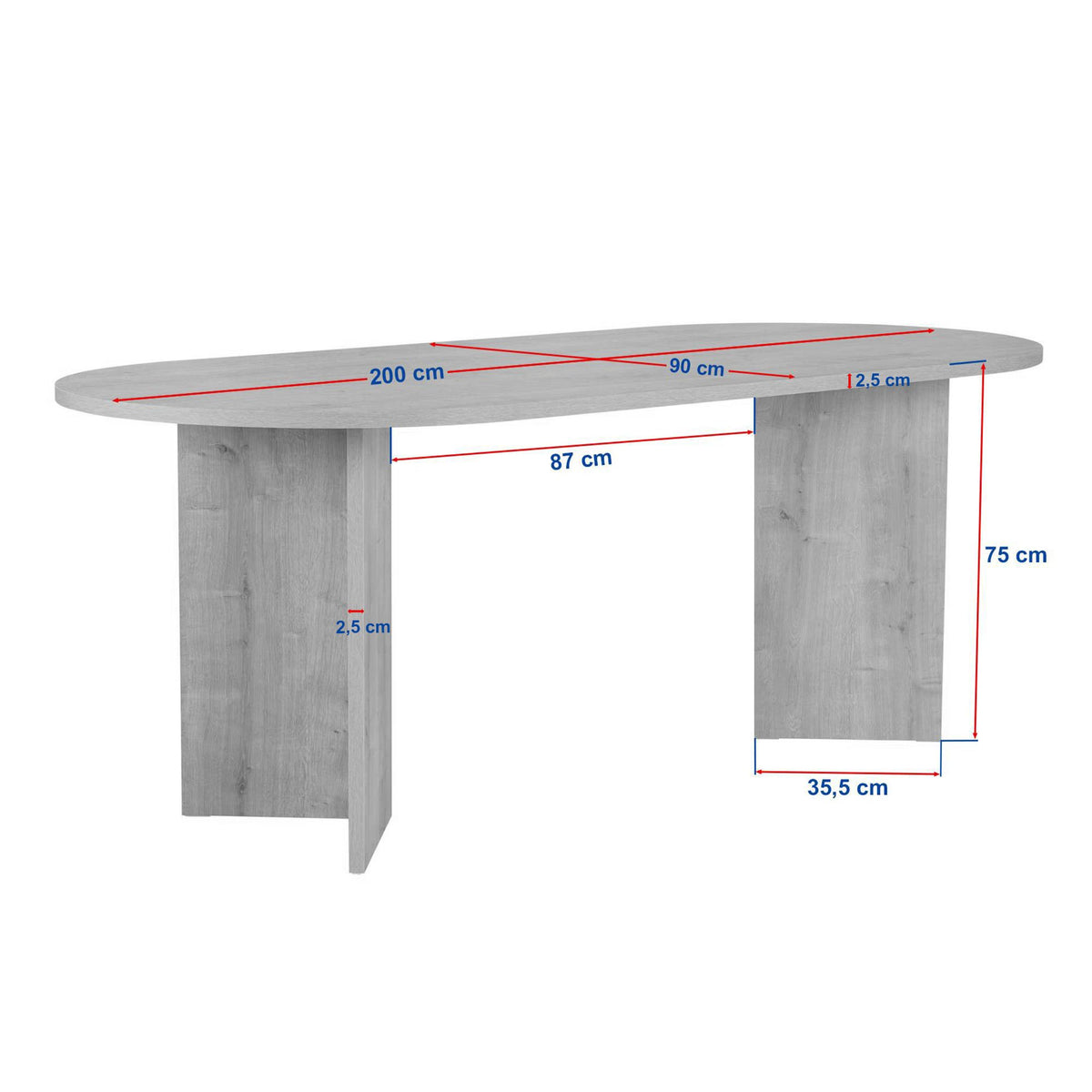 Sabella - Mesa de Comedor - Venezia Walnut