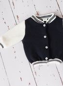 Veste Bombers - Écru Et Nocturne