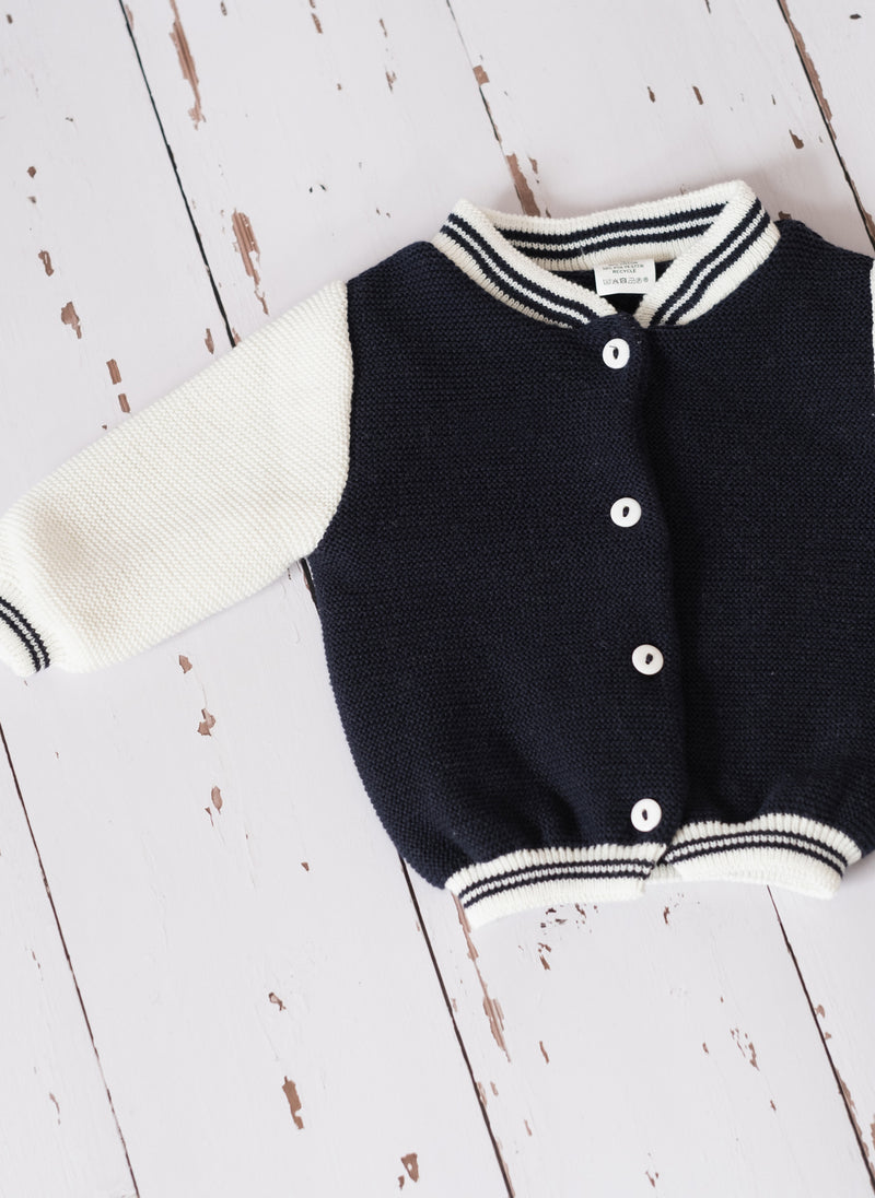 Veste Bombers - Écru Et Nocturne