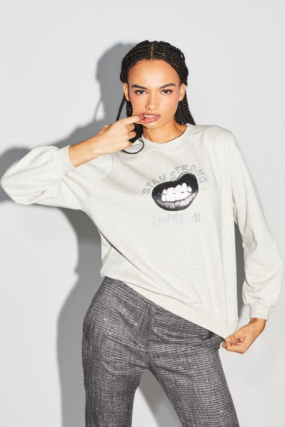The Eddie “Stay Strong” Gray Sweatshirt