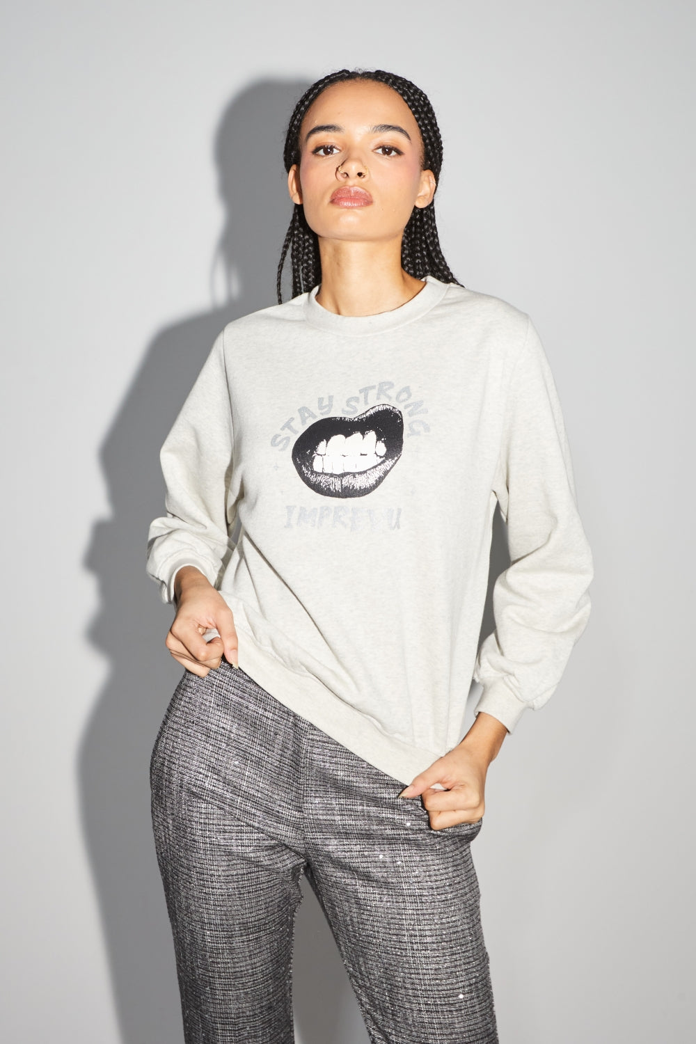 The Eddie “Stay Strong” Gray Sweatshirt