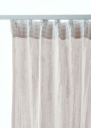 Rideau Galon Fronceur - Double Gaze De Coton Unie - Gaïa - Chantilly