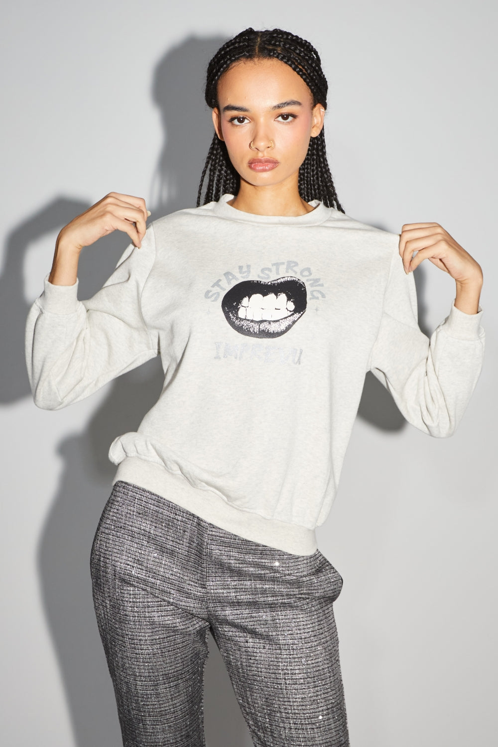 The Eddie “Stay Strong” Gray Sweatshirt
