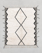 Alfombra bereber Beni Ouarain 2,64 × 2,20 m