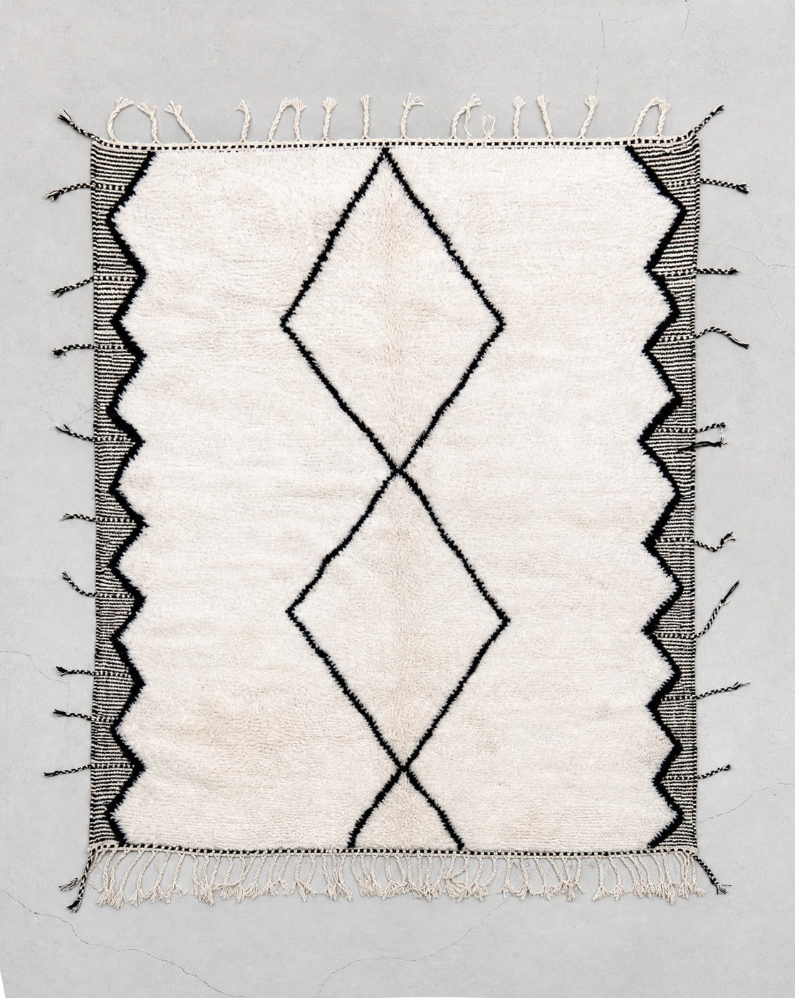 Alfombra bereber Beni Ouarain 2,64 × 2,20 m