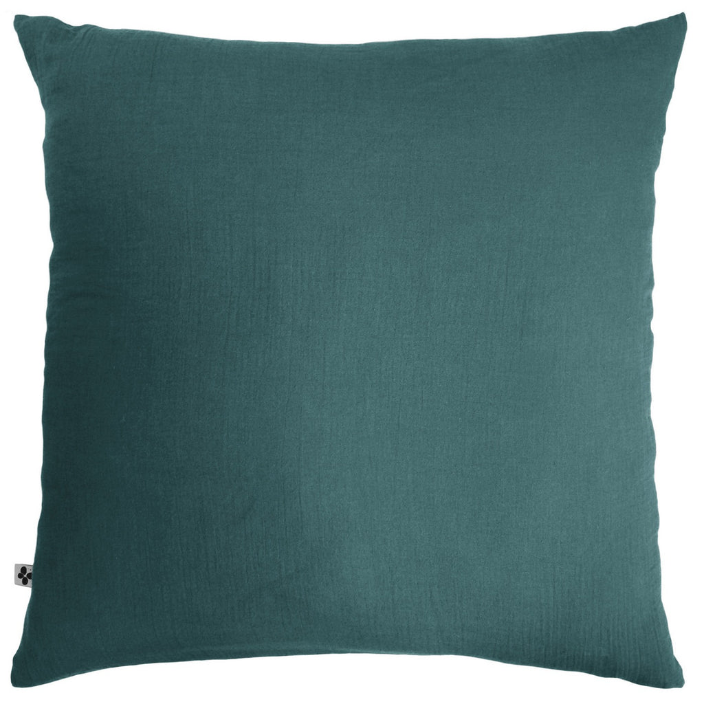 Funda de Almohada - Gasa de Algodón Doble Lisa - Gaïa - Pato