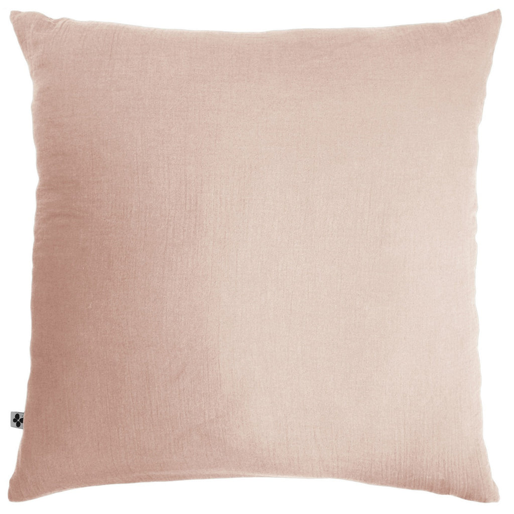 Funda de Almohada - Gasa de Algodón Doble Lisa - Gaïa - Marshmallow