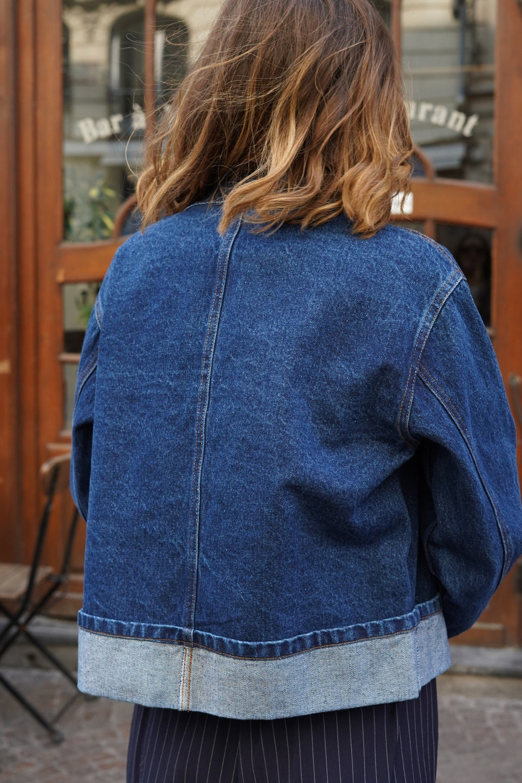 Roxane Denim Lapel Jacket