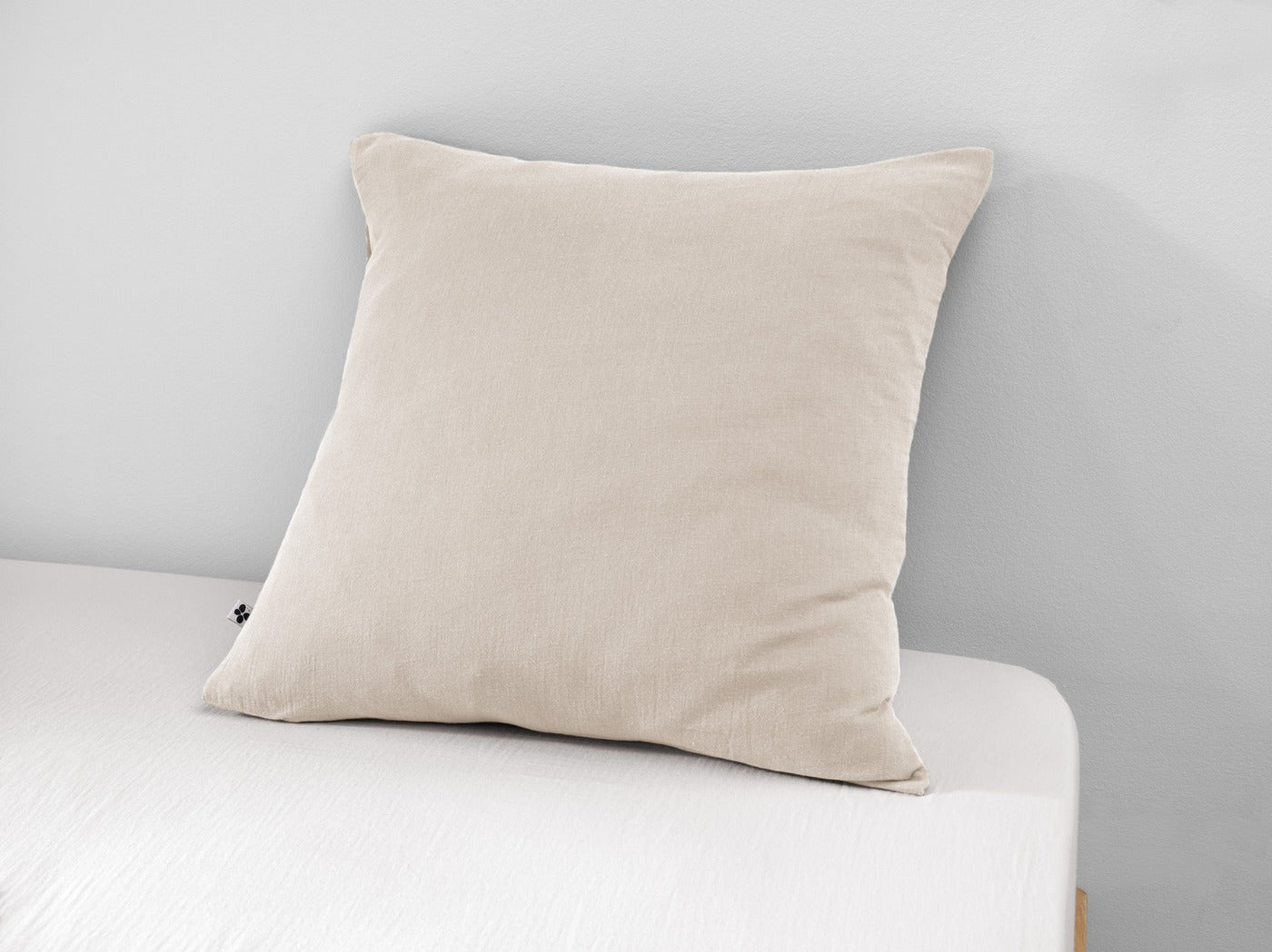 Funda de Almohada - Gasa de Algodón Doble Lisa - Gaïa - Pampa