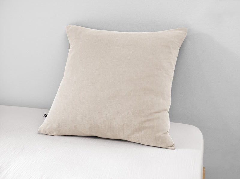 Taie D'Oreiller - Gaze De Coton Unie - Gaïa - Pampa