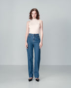 MIDDENBLAUWE JEANS 82 MIDDENBLAUW