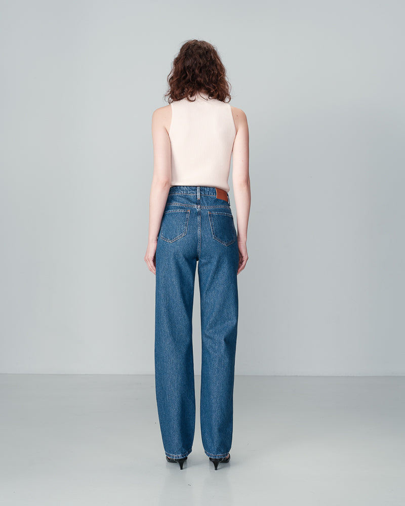 MIDDENBLAUWE JEANS 82 MIDDENBLAUW