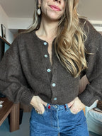 Charlie Chocolate Cardigan