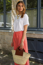 Célestin Vichy Pants Pink/Red