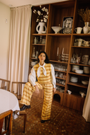 Pantalon Lucile - Tartan Jaune