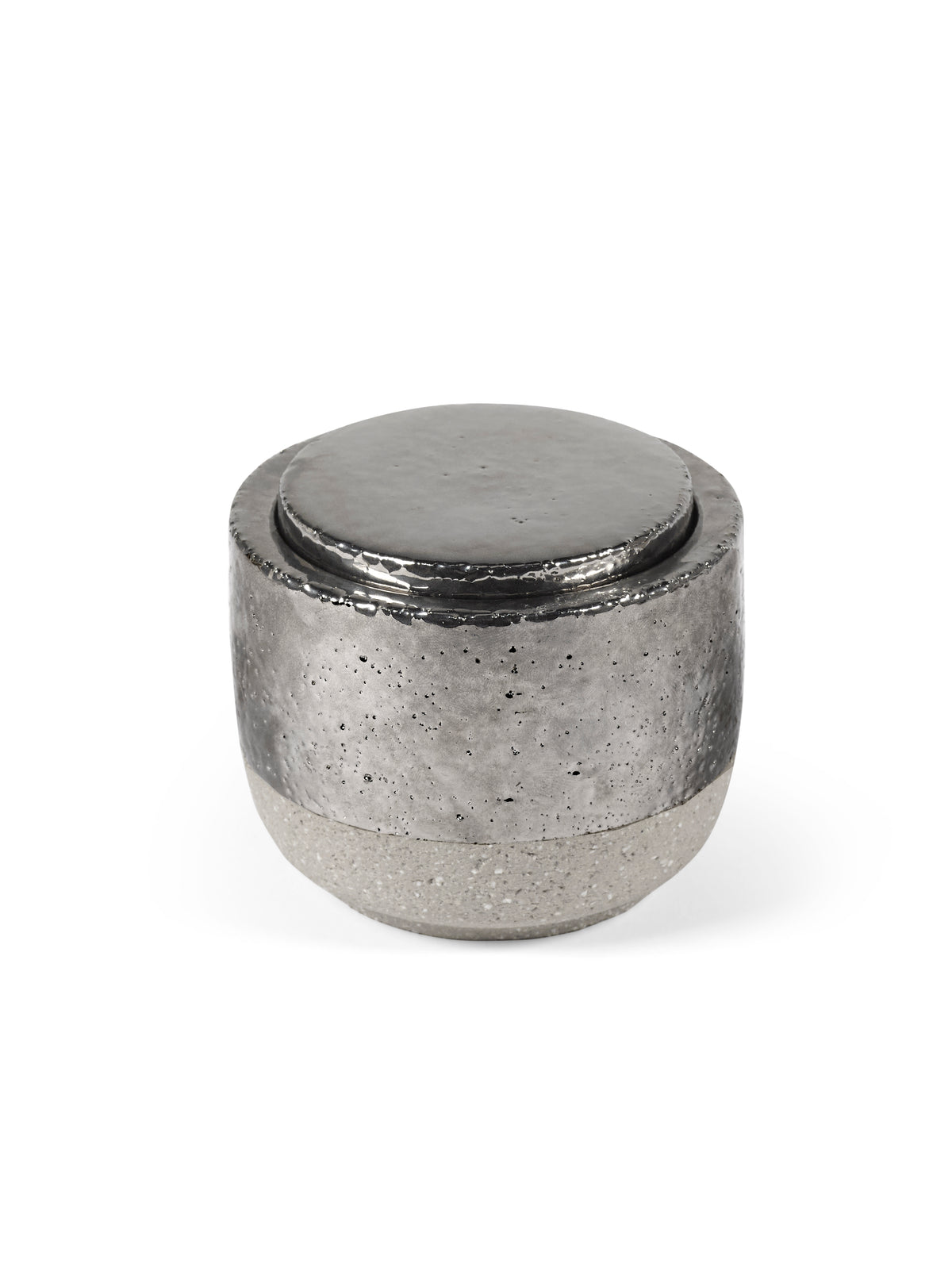 Candles Smoked Jasmine - Bougie D'ambiance - S - Cire De Soja Et Paraffine - Argent