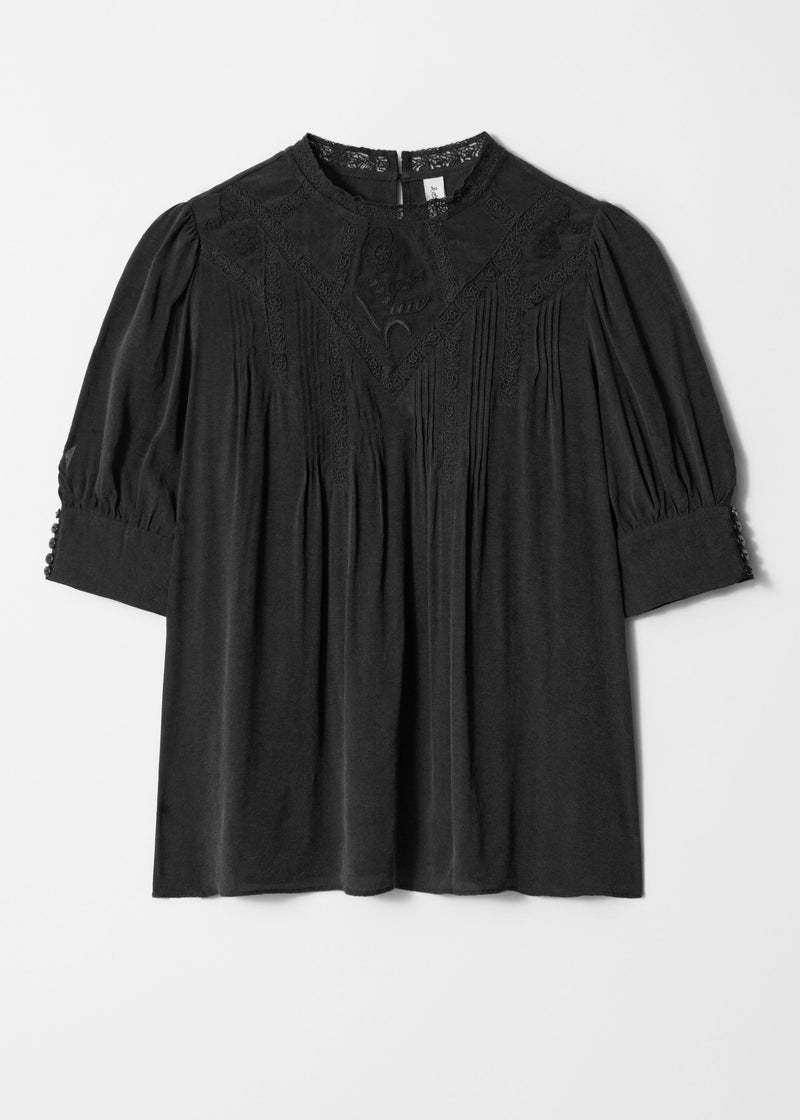 Blouse Pa Portia Blouse - Black - Women